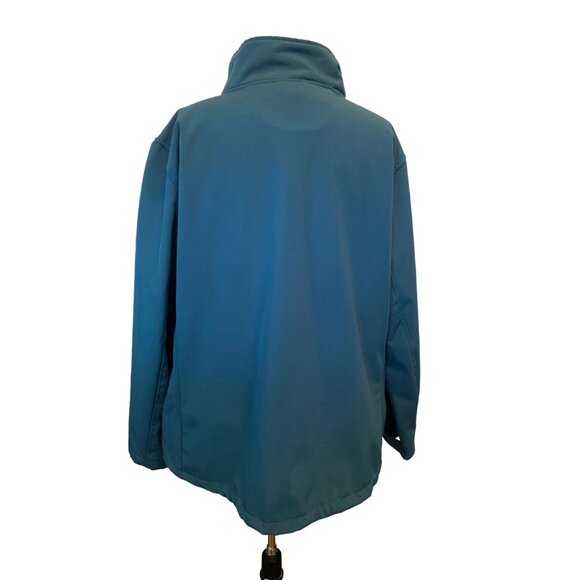 Iceberg Outerwear Jacket Men 2XL Blue Green Windproof Waterproof Soft Shell - Picture 4 of 13